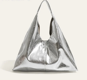 Sac Argenté Grande Capacité