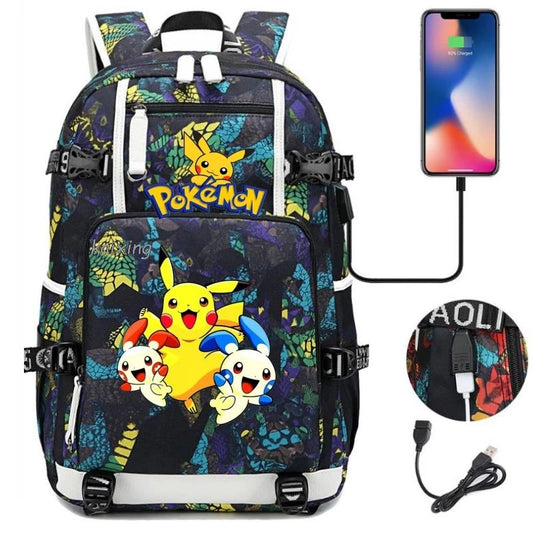 Sac à Dos Enfant Pokémon avec Chargeur USB