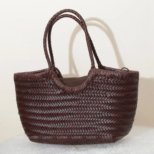 Sac à Main en Cuir Tressé