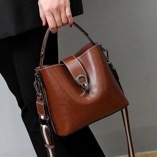 Sac Seau en Cuir Simple
