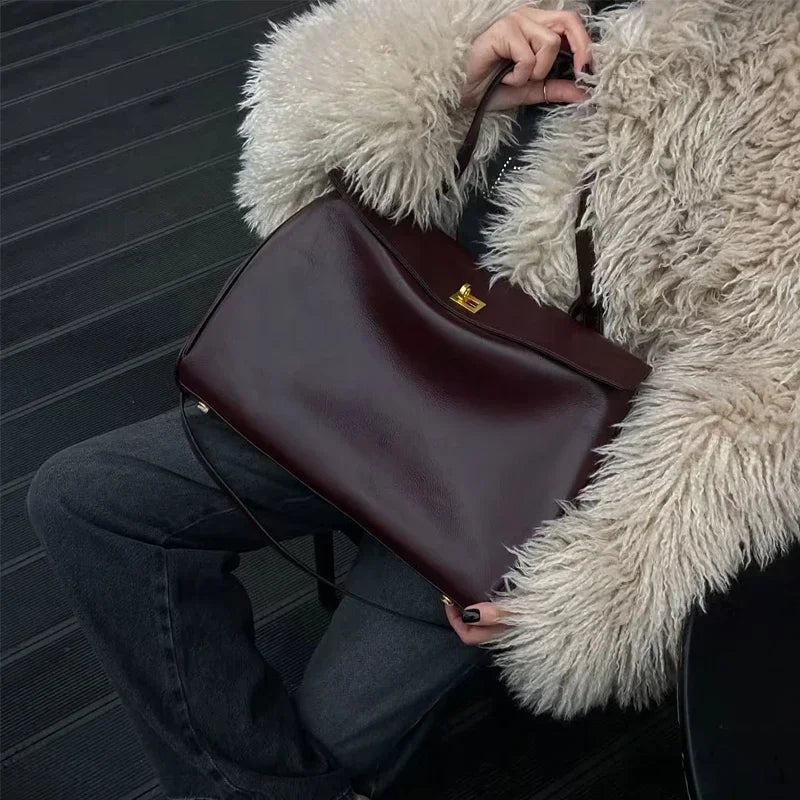 Sac en Cuir Grande Capacité
