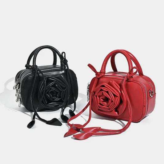 Sac à Bandoulière avec une Rose