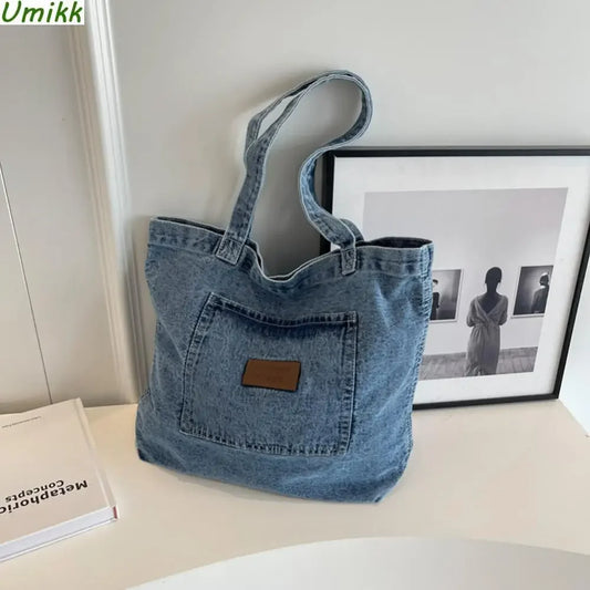 Sac Cabas en Jean Vintage