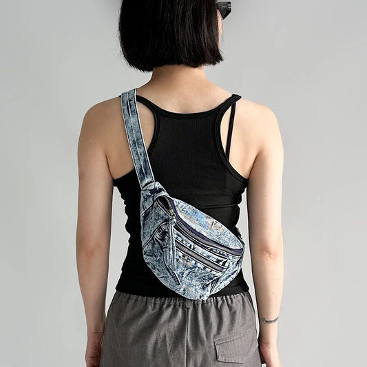 Sac en Jean Style Banane